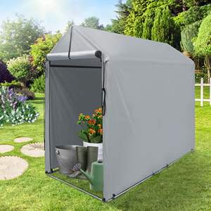 <span class=keywords><strong>Abri</strong></span> de stockage extérieur portable robuste 10 'x 10' avec porte à glissière enroulable pour générateur, véhicules, <span class=keywords><strong>moto</strong></span> - Product Image 5
