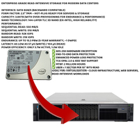 D3-S4520 3.84TB SSD SATA interne 2.5" 6Gbps avec vitesse de lecture/écriture de 560 Mo/s pour applications serveur