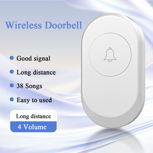 Sonnette sans fil facile à installer OEM ODM pour <span class=keywords><strong>la</strong></span> maison, l'appartement, l'école, <span class=keywords><strong>la</strong></span> villa, intérieur/extérieur, 38 sonneries, sonnette sans fil ABS - Product Image 2
