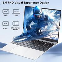 Laptop Gaming 15,6 Inci Prosesor N95 RAM 16GB SSD 512GB Layar 1920x1080 WiFi 6 Windows 11 Pro untuk Pelajar Laptop Gaming