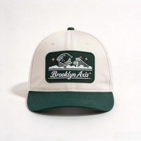 Casquette de baseball unisexe en velours côtelé de haute qualité, avec logo personnalisé, bicolore, visière incurvée vintage, pour loisirs en extérieur, vente en gros directe usine