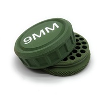 Boîte de rangement pour munitions de 9 mm de haute qualité en PLA imprimé en 3D, personnalisée, petite boîte de rangement pour munitions de 9 mm