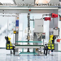 Machine de remplissage et d'emballage semi-automatique pneumatique DCS-50L pour riz, céréales et maïs, pour sacs de 10 à 50 kg, idéale pour les rizeries.