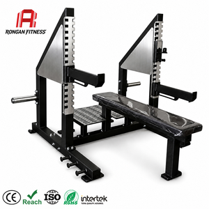Station de musculation professionnelle en acier à charge par disques pour presse à plat, pour la musculation de la poitrine en salle de sport - Product Image 3