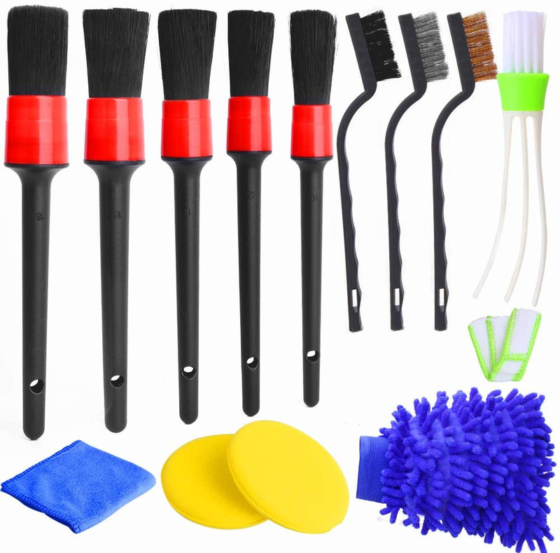 13pcs Car Cleaning Detailing Brush Set