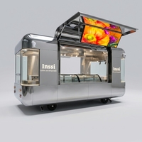 Chariot alimentaire moderne, cuisine complète, remorque alimentaire mobile, camion de crème glacée, chariot à hot-dogs, bar à jus, restaurant mobile, remorque à café et à nourriture