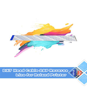 Cable de Cabezal de Impresión de Línea Inversa de 29 Pines, Nuevo y de Alta Calidad, para Cabezal de Impresora de Inyección de Tinta Dx7, para Uso Doméstico, Comercial y Tiendas de Impresión - Product Image 2