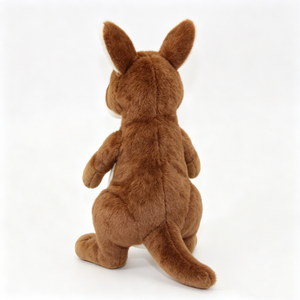 Peluche de Ciervo Marrón Sentado Realista Personalizado, Juguete de Peluche Suave de Ciervo con Bolsa Abdominal, Recuerdo de Vida Silvestre, Confortable de Tela Súper Suave - Product Image 5