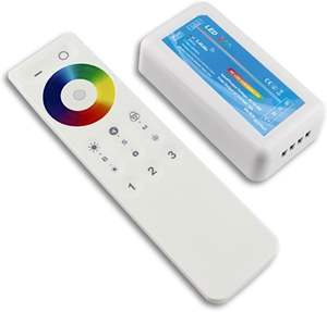 Meilleur prix 2.4G RF Touch Remote PWM 3 Zones LED Strip Controller Multi-Zone Single Color CCT RGB RGBWW DC12V 24V 6A Output - Product Image 6