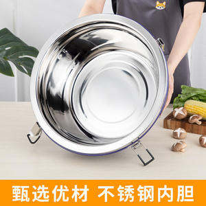 Große Doppelwand-Isolierte Speisewärmer HotPot-Set für Gastronomie und Haushalt, 3-teilig - Product Image 2