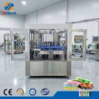 Machine d'étiquetage industrielle rotative à colle thermofusible OPP pour un étiquetage rapide, précis et efficace 18000BPH