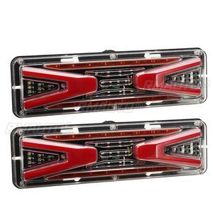 2 feux arrière LED dynamiques pour camion, clignotants, feux de freinage, feux de recul, pour remorque, camion, bus, caravane, camping-car 12/24V - Product Image 6