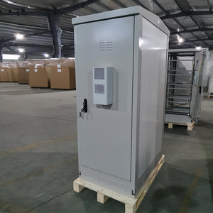 Gabinete para Baterías de Exterior de 19 Pulgadas, 32U 42U, IP65 IP55, Equipo de Telecomunicaciones de Acero Inoxidable con Aire Acondicionado - Product Image 1