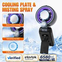 Ventilateur de refroidissement par brumisation CF-01 à 5 vitesses, alimenté par batterie, portable autour du cou, facile à transporter pour usage domestique et extérieur – Meilleure vente