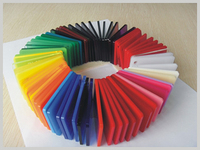 Fabrication de feuilles acryliques de couleur unie de 3mm d'épaisseur-Idéal pour les panneaux d'affichage