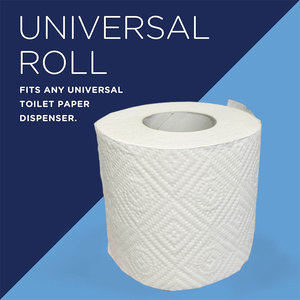 2-ply mềm Trinh giấy vệ sinh tiêu chuẩn cuộn với 3 4 ply tùy chọn Dot dập nổi mạnh mẽ Flushable in mô mẫu miễn phí - Product Image 5