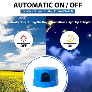 Interrupteur photoélectrique automatique CNRIYA BF-2310G 3A avec verrouillage rotatif jour/nuit 105-305V IP66 ON166Lux OFF/ON2:1 5S/10S - Product Image 4