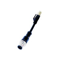Connecteur circulaire Ethernet industriel étanche M12 vers RJ45 mâle/femelle 1 2 3 4 5 6 broches pour câble réseau – Vente en gros