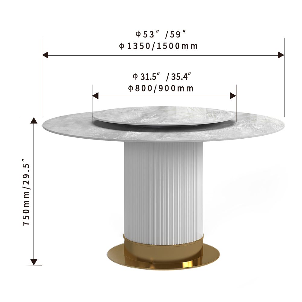 round dining table 140cm