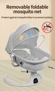 Columpio Eléctrico Multifuncional 5 en 1 para Bebés, <span class=keywords><strong>Cuna</strong></span> Mecedora Automática para Recién Nacidos con Música y Control Remoto - Product Image 5