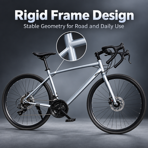 Vélo de <span class=keywords><strong>route</strong></span> ultra léger 27 vitesses avec freins à disque, guidon basculant, vélo de course pour adultes - Product Image 3