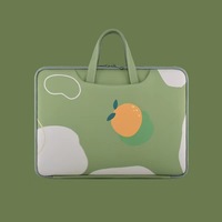 Funda para Portátil de Cuero Vegano PU Orgánico Genuino de 15'' para Adolescentes, con Diseño Moderno de Múltiples Bolsillos y Correa para Equipaje