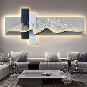 <span class=keywords><strong>Dipinto</strong></span> Decorativo di Lusso Leggero e Semplice per Soggiorno, Quadro da Parete per Sfondo Divano con Murale Creativo sul Retro - Product Image 3