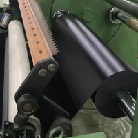 Feuille de plastique à bas prix, épaisseur 0,5 mm, finition brillante mate noire, feuilles rigides en PVC pour l'impression