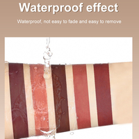 Ensemble de gloss et de rouge à lèvres chocolat, maquillage mat, non tachant, non décolorant, cinq rouges à lèvres pour les lèvres