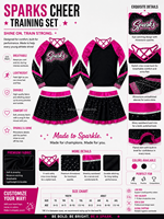 Uniformes de pom-pom girls en gros, logo personnalisé, design gratuit, vêtements d'équipe de haute qualité, livraison rapide, prix compétitif