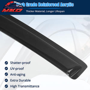 Para Jeep Compass 07-17, Visera Acrílica para Ventana de 4 Piezas, Protector Solar, Deflector de Lluvia, Adhesivo - Product Image 3