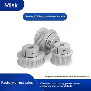 Clamping Type High-Torque Synchronous Timing <strong>Pulley</strong> S5M <strong>Series</strong> <strong>B</strong> Type-24-60 Teeth Groove Widths 11/17 Aluminum - Product Image 3