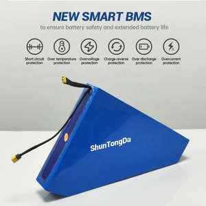 Baterías de <span class=keywords><strong>Bicicleta</strong></span> Eléctrica de Alta Capacidad Personalizadas de 36V 48V 52V 20Ah 25Ah 30Ah 2000W, Paquete de Baterías Triangulares para <span class=keywords><strong>Bicicleta</strong></span> - Product Image 5