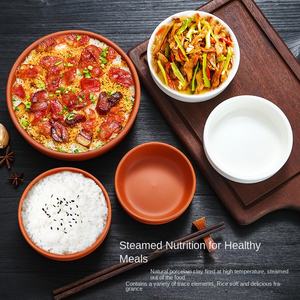 NEWELL fabrika doğrudan satış mor kil kase çanak tabaklar mutfak seramik ev partisi otel için buharda kase çömlek - Product Image 6