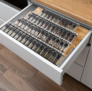 Custom Eco-Friendly Black Paper UV Glossy Waterproof Writable Stickers Spice Jar <b>Labels</b> Seasoning Jar <b>Labels</b> Promotion Digital - Product Image 4