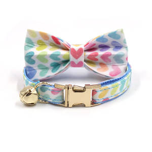 Nuevo Producto de Verano para Gatos, Lindo Collar de Choque para Gatos, Diferentes Diseños, Conjunto de Corbatín para Gatitos, Hebilla Dorada, Divertido Collar Láser para Gatos - Product Image 3