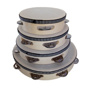 Instrument de musique éducatif en bois <span class=keywords><strong>pour</strong></span> enfant, jouet, tambour - Product Image 2