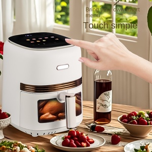 Vente directe usine : Friteuse à air numérique intelligente 4,5 L avec commande tactile, pour une cuisson saine, appareil de cuisine électrique en plastique pour le marché allemand et français - Product Image 2