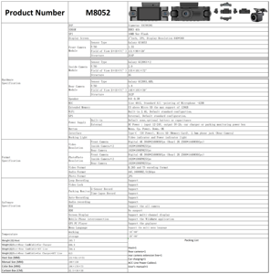 3 pouces IPS 4K + 1080P * 3 HD 130 degrés 4 objectif Dashcam Wifi GPS enregistrement en boucle voiture DVR enregistreur de conduite boîte noire pour voiture - Product Image 6