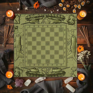 Tapis <span class=keywords><strong>de</strong></span> jeu <span class=keywords><strong>de</strong></span> Mahjong <span class=keywords><strong>de</strong></span> style américain transfrontalier, épaissi, insonorisé, anti-bruit, facile à nettoyer - Product Image 5