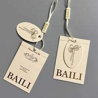 Etiquetas de Papel Ovaladas con Corte Personalizado, Laminadas con Película, Impresión Digital, Etiquetas con Logotipo Floral para Eventos, Embalaje de Regalos, Uso en Ropa