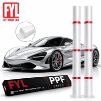 Film de protection de peinture TPU auto-réparateur instantané FYL Clear PPF 7,5 mil, haute élasticité, anti-rayures, hydrophobe, garantie 8 ans