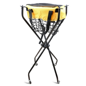 Chariot <span class=keywords><strong>de</strong></span> transport pliable multifonctionnel pour entraîneur <span class=keywords><strong>de</strong></span> tennis et pickleball, modèle 6554, capacité <span class=keywords><strong>de</strong></span> 120 balles <span class=keywords><strong>de</strong></span> pickleball - Product Image 1