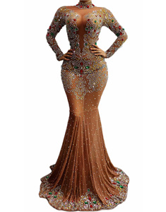 <span class=keywords><strong>Robe</strong></span> de soirée pour femmes faite à la main, <span class=keywords><strong>robe</strong></span> de mariée, <span class=keywords><strong>mode</strong></span> <span class=keywords><strong>2023</strong></span>, <span class=keywords><strong>robe</strong></span> maxi en cristal et diamants, <span class=keywords><strong>robe</strong></span> de soirée de luxe en strass - Product Image 1