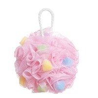 Éponge de bain douce Gmagic à motif aléatoire, éponge exfoliante pour le corps, boule de bain pour le lavage du corps