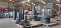 Cheminée suspendue à bois, design personnalisé, neuve d'usine, pour intérieur, avec table ronde en verre