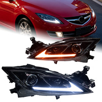 Feux de voiture pour Mazda 6, projecteur de phare, lentille 2009-2015, Mazda6, signal dynamique, phare LED, feux de jour DRL, accessoire automobile