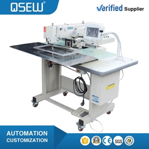 Machine à coudre automatique QS-3020W pour étiquettes, logos et motifs, machine à coudre pour l'application d'étiquettes sur les jeans - Product Image 1