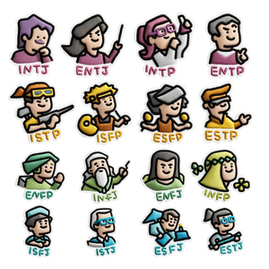 Toppe Ricamate Personalizzate con 16 Personalità <span class=keywords><strong>ENFP</strong></span>, Toppe Termoadesive per Cappelli MBTI - Product Image 1