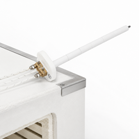 Élément de thermocouple de type K haute température WRN-010, tube en céramique d'alumine à 95 % pour four à moufle, industrie du traitement thermique